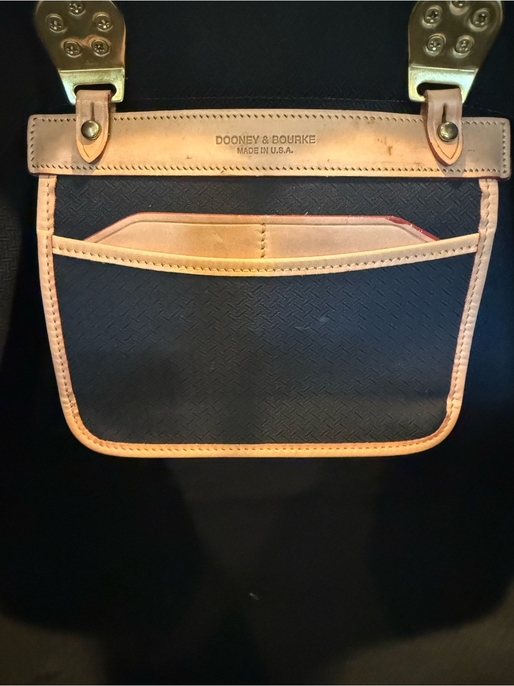 Dooney & Bourne Vintage Weekender Cabriolet Canvas & Leather [SEE CONDITION] - Picture 9 of 15